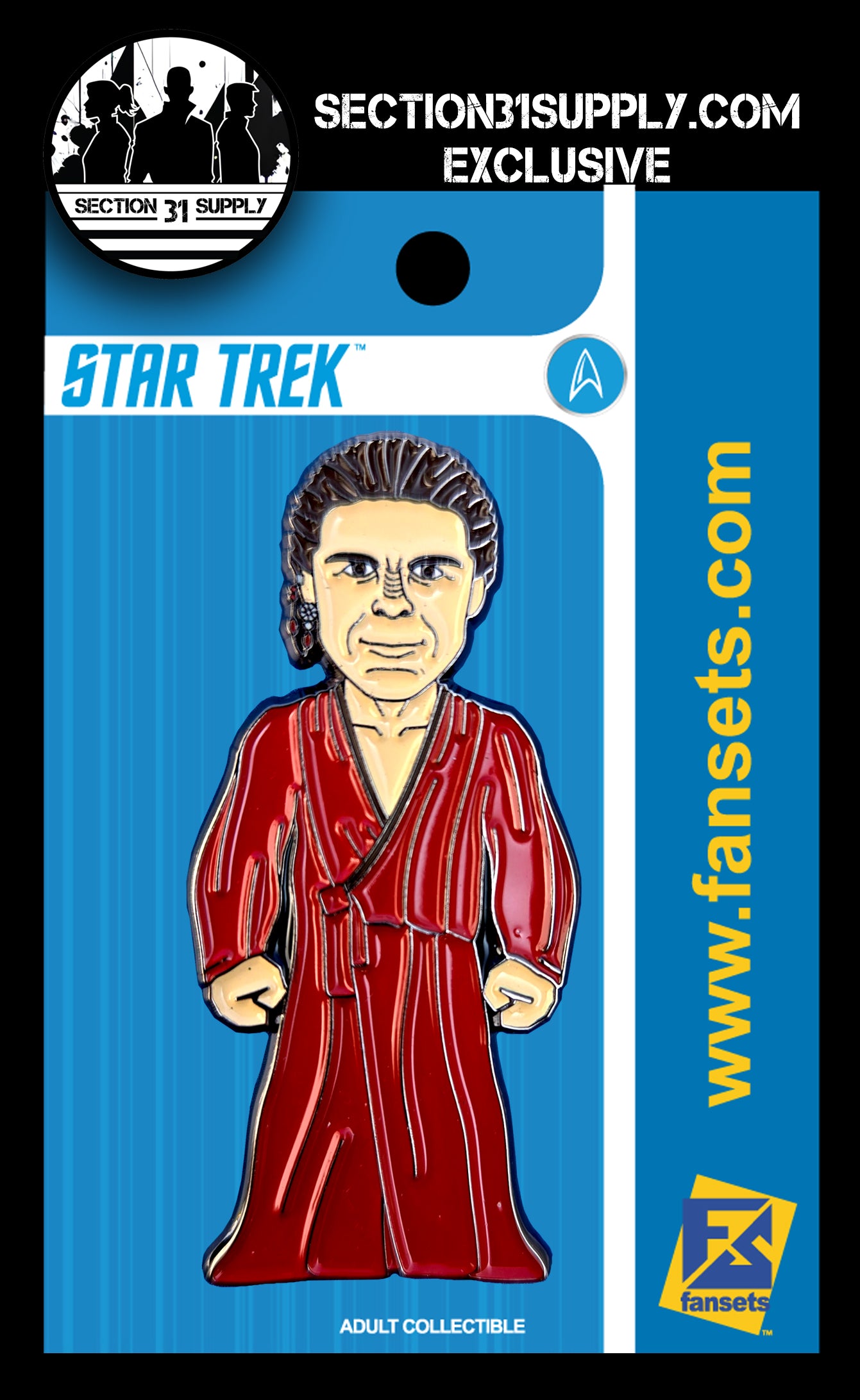 Star Trek: Bareil Antos FanSets pin